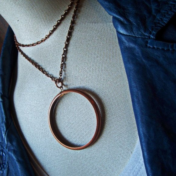 Copper Statement Necklace - Picture 4 of 7